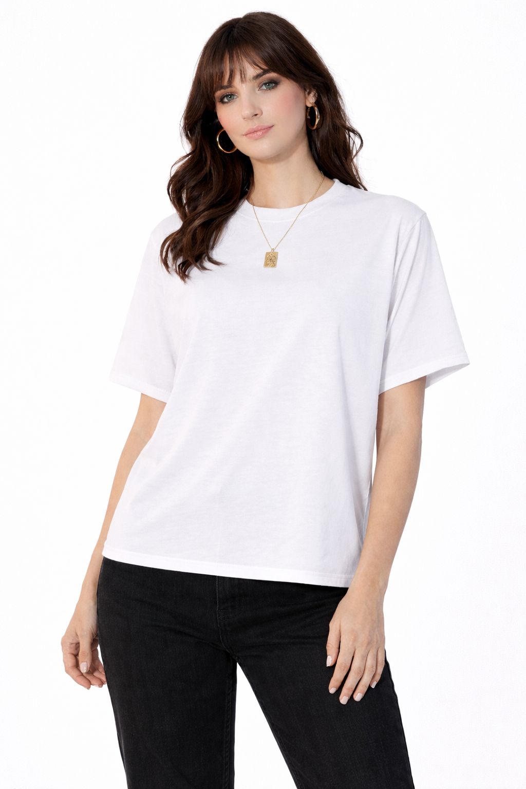 Modamyst Luxe Cotton White T-Shirt
