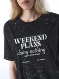 Acid Wash Quote Aesthetic T-Shirt